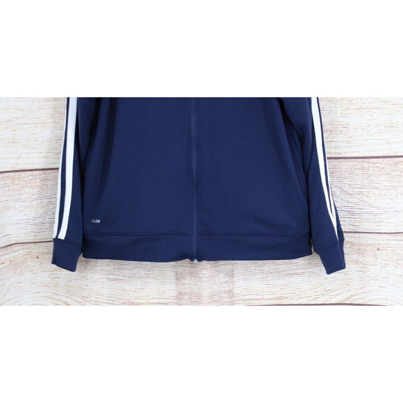 Champion Mens Size Large Dri Fit Full Zip Light Jacket Navy Blue White - Picture 4 of 6